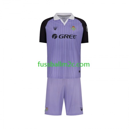 Fußballtrikots Real Betis Torwart Retro Kinder Heim Trikotsatz 2025-2026